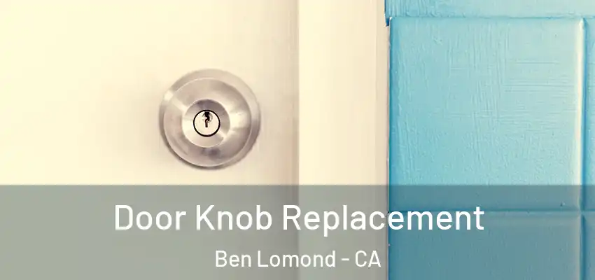 Door Knob Replacement Ben Lomond - CA