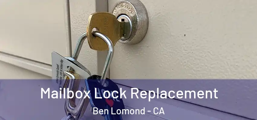  Mailbox Lock Replacement Ben Lomond - CA